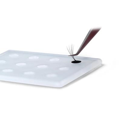 China Acrylic Eyelash Shaping Volume Eyelash Extension Glue Tile Wick Glue Tile Tray For Eyelash Extension for sale