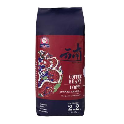 China Espresso\Americano\Black Coffee 1000g 2.2 lbs (35oz) Deep Roasted 100% Arabica Coffee Beans for sale