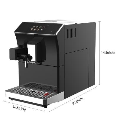 China 220V Commercial Hotel Coffee Maker Fully Automatic Espresso Coffee Machine With EU Plug for sale