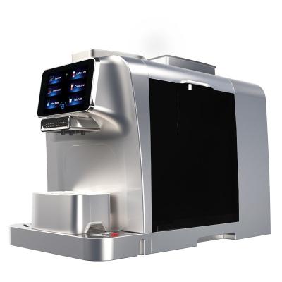 China Hotel Double Automatic Bean Tank Touch Screen Fully Coffee Machine With Grinder for sale