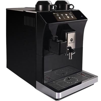 China Hotel Factory Hot Sale Adjustable Bean Grinding Espresso Coffee Maker Machine for sale