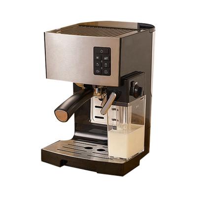 China Hot Selling Eco - Friendly Retro Italian Style Black Gold Pressure 20bar Semi Automatic Coffee Machine for sale