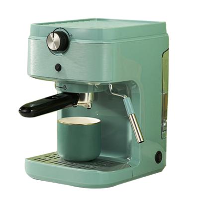 China China Eco-friendly Manufacturer Green Small Fresh Shape Semi Automatic Coffee Machine for sale