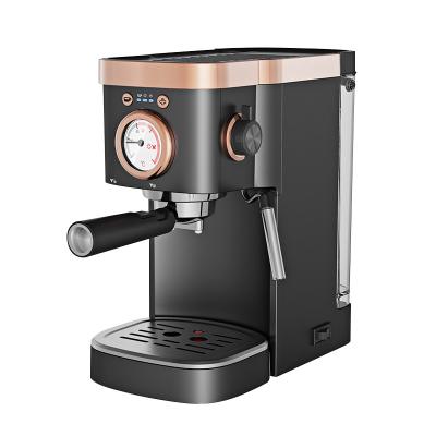 China Auto-Power-Protection System Carry Top Warm Cup Area Energy Saving Efficient Espresso Coffee Machine With Steam Rods for sale