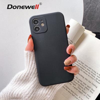 China Color Phone Shockproof Pure Soft Silicone Tpu Phone Case Frosted Cover Device for sale