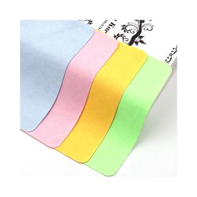 China China Soft And Lint Free Bulk Printing Custom Logo Eye Microfiber Glass Optical Cleaning Cloth for sale