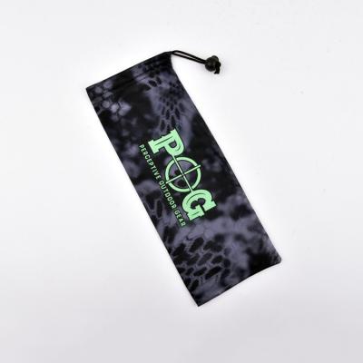 China Custom Microfiber Sublimation Sunglass Pouch With Logo, Sunglasses Drawstring Glass Pouch for sale