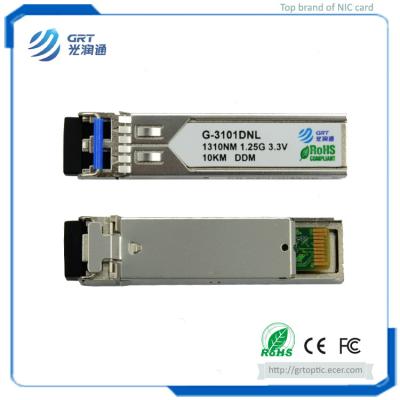 China G-3101DNL  SFP 1.25G 10km Optical Transceiver Module based on SMF Single Mode for sale