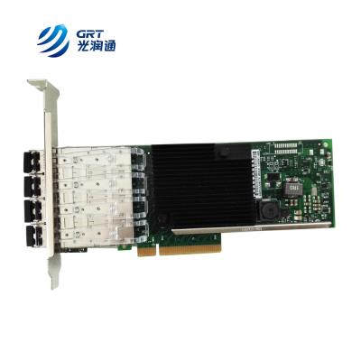 China F1004E Intel XL710 4-port SFP+ Fibre Optic NIC SFP 10g Network Card for sale