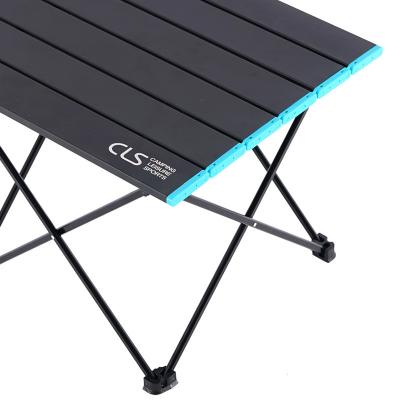 China Folding table minimalist aluminum lightweight BBQ, party, outdoor height camping adjustable picnic table for sale