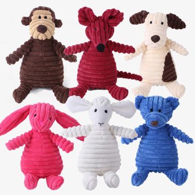 China Stocked manufacturers wholesale dog toy method fight duct training plush molar monkey expressing dog toy for sale