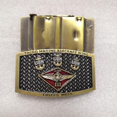 China Custom Made Custom Low Price 3D Design Personalized Western Cowboy Gold Metal Mens Belt Buckle For Man for sale