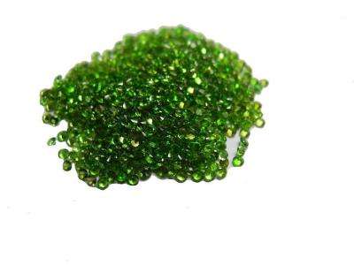 China Chrome Russian Diopside Gemstone Untreated For Peridot Earings for sale