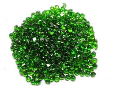 China Untreated Green Chrome Diopside Loose Gemstones For Gemset Jewellery for sale