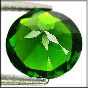 China Round Russian Chrome Diopside Untreated For Peridot Bracelets Jewelry for sale