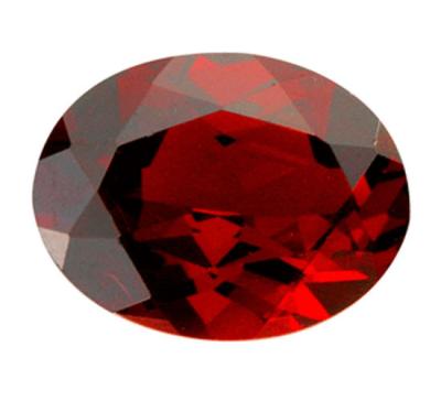 China Ovale Natuurlijke Rode Robijnrode Halfedelsteen voor Juwelenmontages 8×6mm 1.4cts Te koop