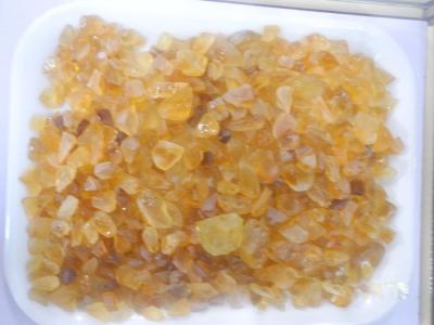 China 10 x 7mm Natural Citrine Gemstone Jewelry , Dark Orange Color for sale