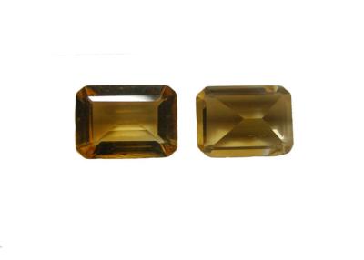 Cina Pietre preziose citrine naturali Octogan 2.25cts 9mm x 7mm dei gioielli fini in vendita