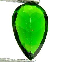 China Green Chrome Diopside Gemstones Pears Loose Gems 4mm x 6mm For Bracelets for sale