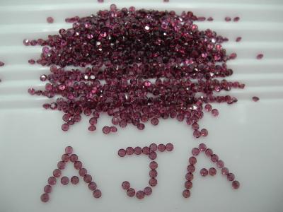 China Birth Stones Rhodolite Garnet Gemstones Purple Color for sale