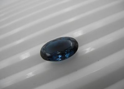 Chine Pierres gemmes lâches naturelles de topaze bleue de Londres rondes pour des bijoux de pendant de pierre gemme à vendre