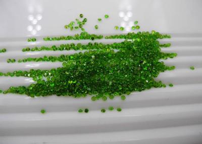 China Round Chrome Diopside Gemstones Untreated For Peridot Bracelets Jewelry for sale