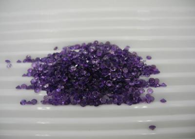 China 1.5mm Purple Natural Amethyst Gemstones For Eyeglasses Frames for sale