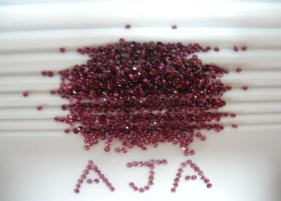 China 3mm 0.12cts Rhodolite Granaathalfedelstenen met Briljant Knipsel Te koop