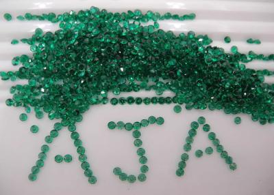 China 1.5mm Round Green Agate Loose Precious Gemstones Natural For Jewelry Settings for sale