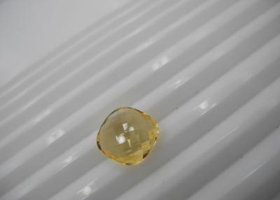 Cina Quadrato sciolto naturale 2.0MM delle pietre preziose dello zaffiro giallo dorato in vendita