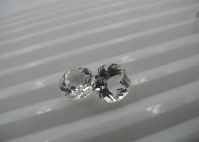 China Lose Steine des runden weißen Topas-0.047cts, 2mm Schmuck-Einstellung zu verkaufen