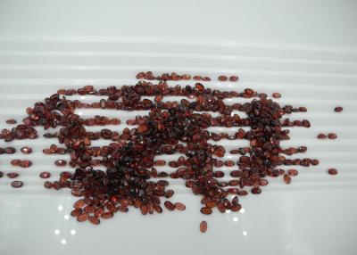 China Natural Oval Shape Red Garnet Gemstones Purple-reddish 6mm x 4mm for sale