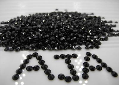 China Onbehandelde Natuurlijke Zwarte Spinel Juwelen, Ovale Vorm 3mm Manier Te koop