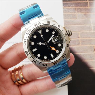 China Luxury Classic Sphire Steel Mirror Movement 316l Day/Date Waterproof Luminous Diver 40mm Watch for sale