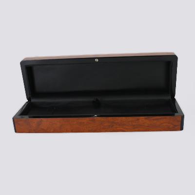 China Wholesale High Quality Eco-friendly Handmade Simple Rectangle Watch Packaging Custom Luxury Wooden Watch Box for sale