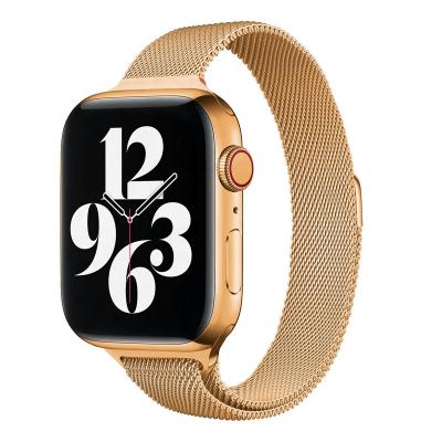 China High Quality Luxury Custom Flexible Apple Watch Band Stainless Steel Watch Strap Smart Belt for sale