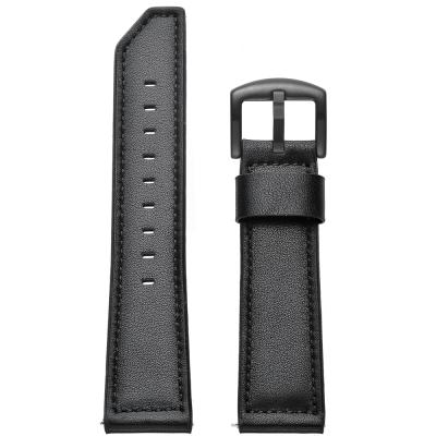 China Smart Leather Watch Band Knife Style Quick Release Leather Watchband For Gear S3 22mm For HUAMI Watch Band for sale