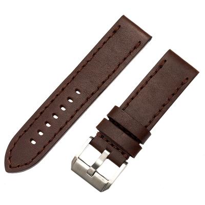 China Wholesale Watch Bands Flexible Custom High Quality Premium Logo Leather Strap Watchband Watchbands for sale