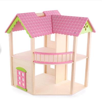 China DIY TOY Wooden Toy House Toy Role Play Toy Rosewood Doll Room for sale