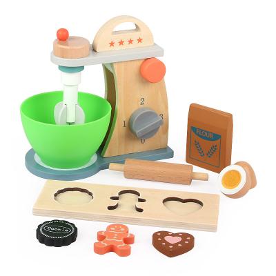 China Wholesale China Wooden Kids Pretend Play Simulation Toy Toaster Flour Maker Kitchen Set Toys For Children for sale