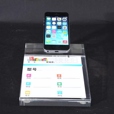 China Top Grade Acrylic With High Transparent Customized Wholesale OEM ODM Cell Phone Counter Clear Acrylic Display Stand for sale