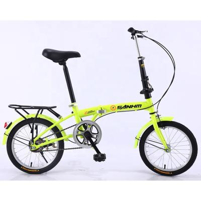 China Lady Bike China Factory Direct Sale 16 Inch Folding Bike Lady Single Speed ​​Lady Folding Bike for sale