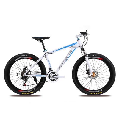 China Chinese Inch Road Bike 21 Speed ​​Mountain Bike Disc Brake Double Ride 24 mtb Carbon Steel Frame Mountain Bicycle for sale