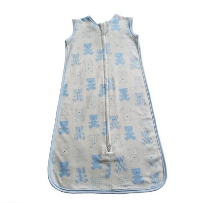 China 100% Combed Cotton Baby Sleeping Bag Breathable Cotton Baby Sleep Bags for sale