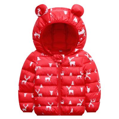 China Factory New Design Winter Coat Chinese Cute Warm Animal Pattern Winter Smart Baby Casual Jacket Clothes Zipper Anti-shrink for sale