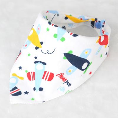 China Wholesale Triangle Cotton Baby Bandana Soft Drool Bibs Washable for sale