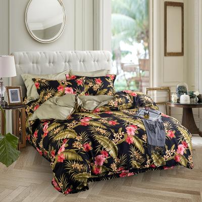 China PORTABLE High Quality 100% Cotton Reactive Printing Bed Sets Bedding Set Duvet Cover Set for sale