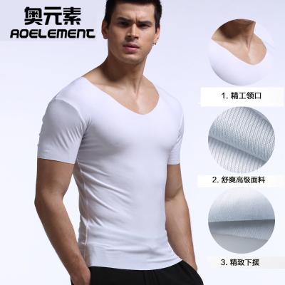 China Wholesale QUICK DRY Seamless Bodybuilding Muscle Shaping T Shirts Custom Short Sleeve Plain White Short Sleeves Blank Sublimation T Shirt for sale