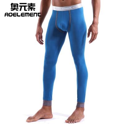 China Wholesale Custom Thermal Pants Fashion Boy Youth Slim Cotton Gaiters Close Tolerance Fit Thermals For Men Long John Pants for sale