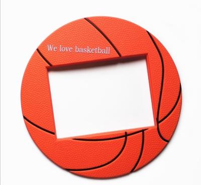 China Morden and simple LOGO pattern custom photo frame basketball cartoon photo frame PVC photo frame for sale